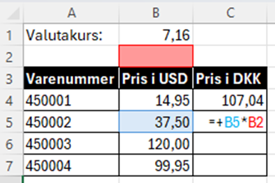 Hvorfor man skal låse sine referencer i Excel